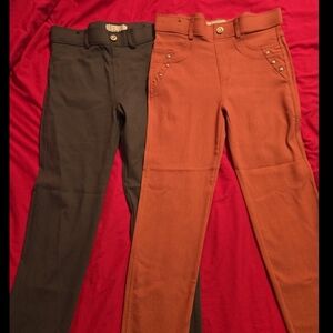 Thrill Skinny Pants Pink and Gray